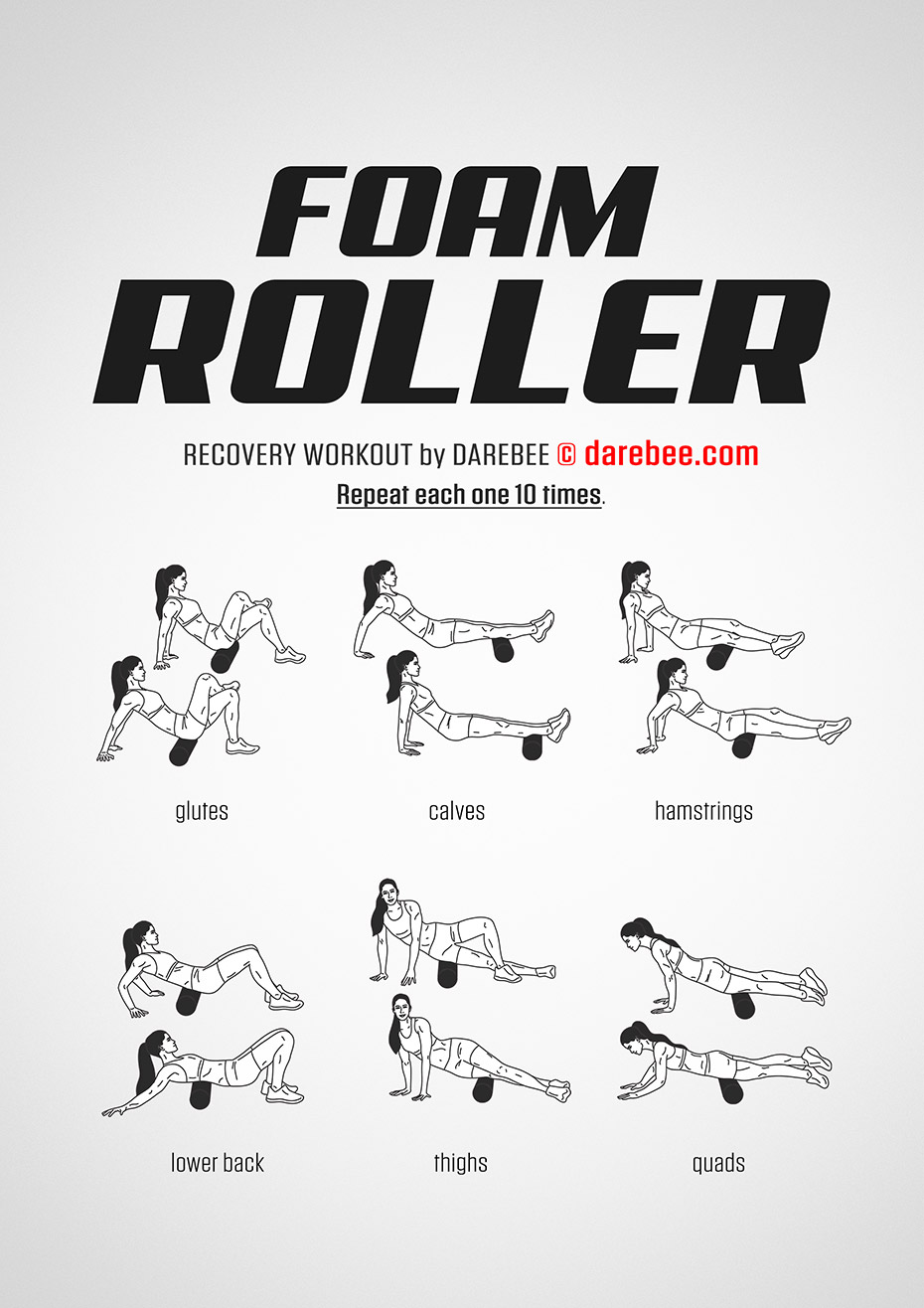 Foam Roller Exercises Printable Customize and Print