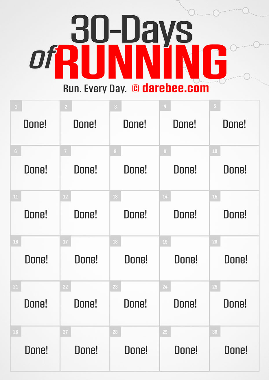 30 days running challenge