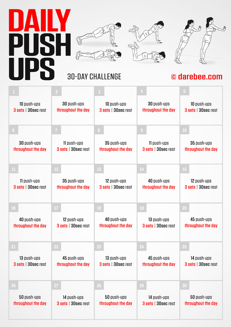 30 Day Push-up Challenge