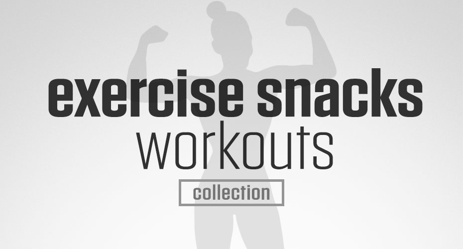 Exercise Snacks are DAREBEE's home fitness mini-workouts you can implement to help you maintain your health and fitness on days when a longer workout is simply not possible.