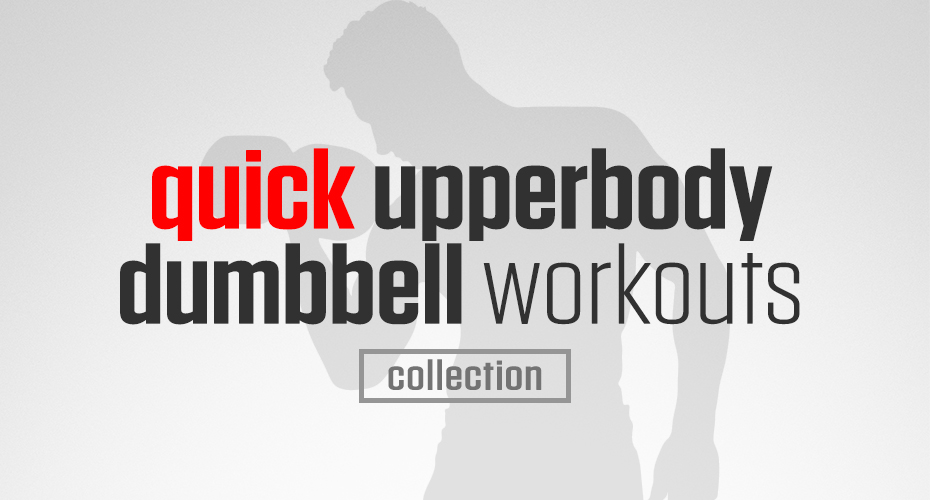 This Quick Upperbody Dumbbells Workouts Collection is a DAREBEE dumbbells home fitness and strength exercise collection that will help you stave off ageing and increase healthspan.