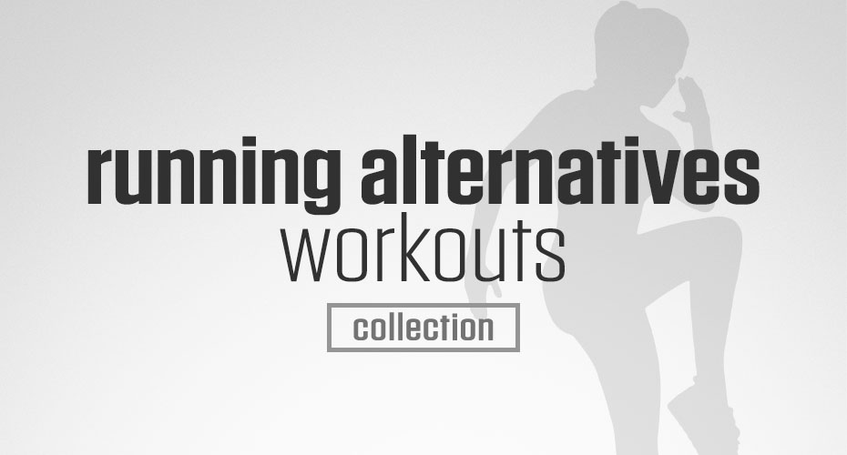 Darebee Collection of Home Fitness workouts you can substitute for running, at home. 