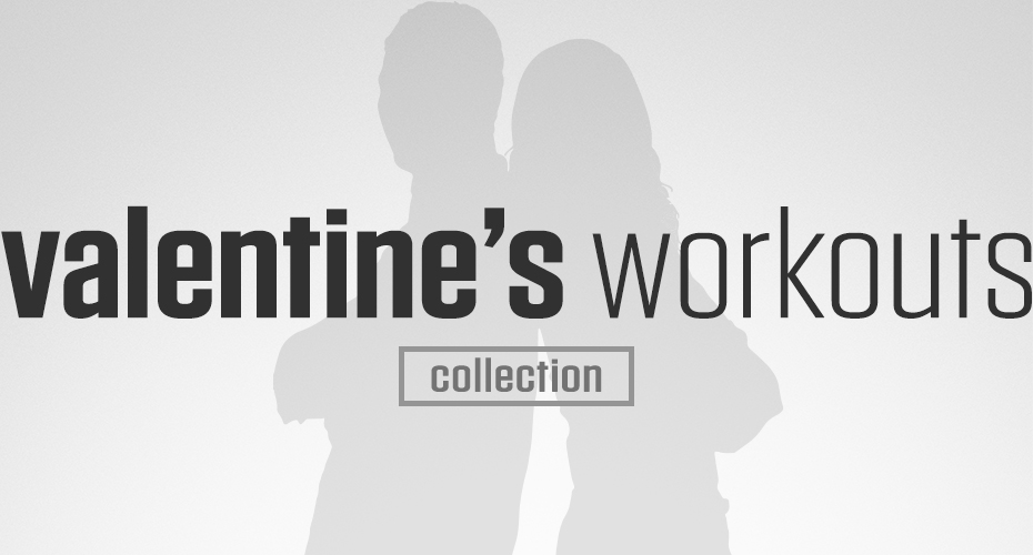 Darebee home-fitness Valentine's Collection of workouts specially designed for two people. 