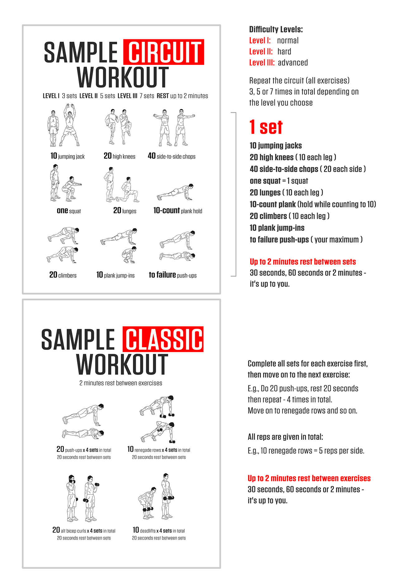 DAREBEE Workout Manual