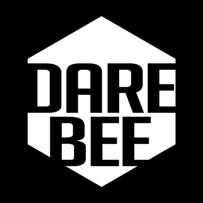 DAREBEE DAREBEE Honeycomb Logo Black