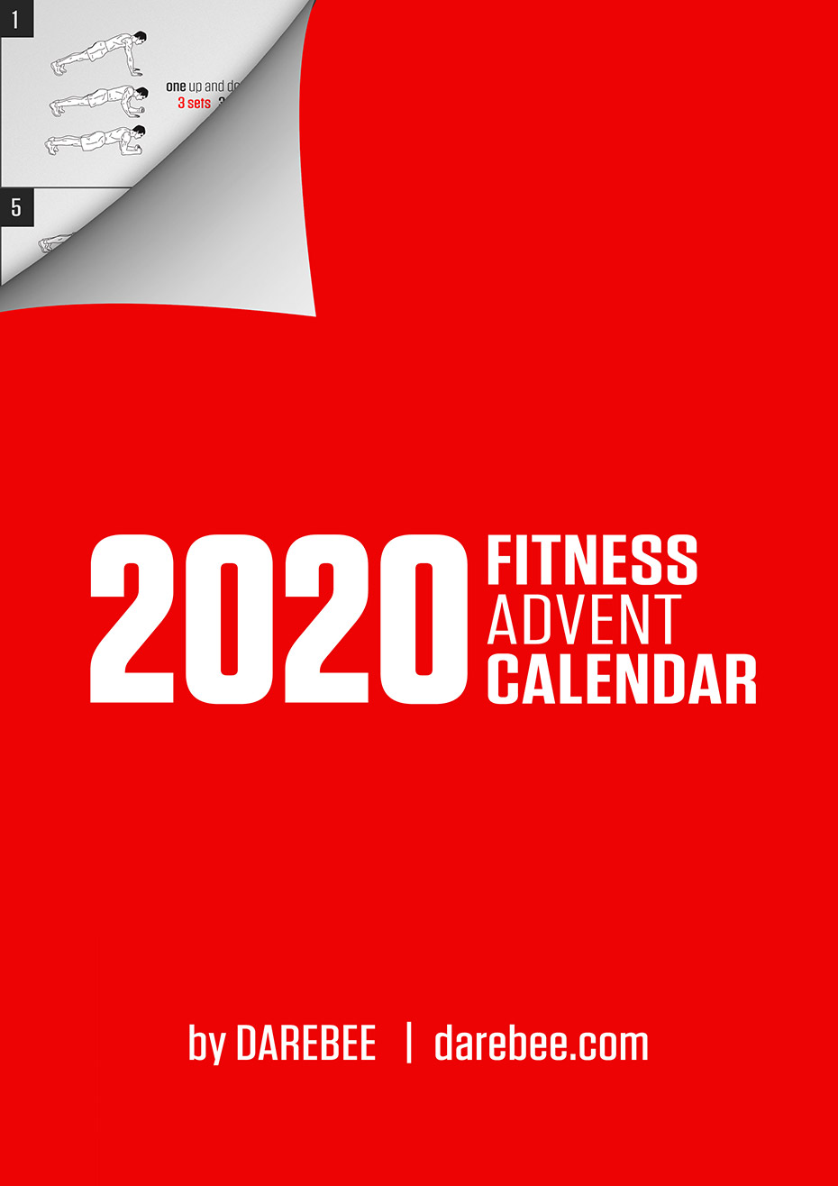 Interactive Fitness Advent Calendar 2020 by DAREBEE