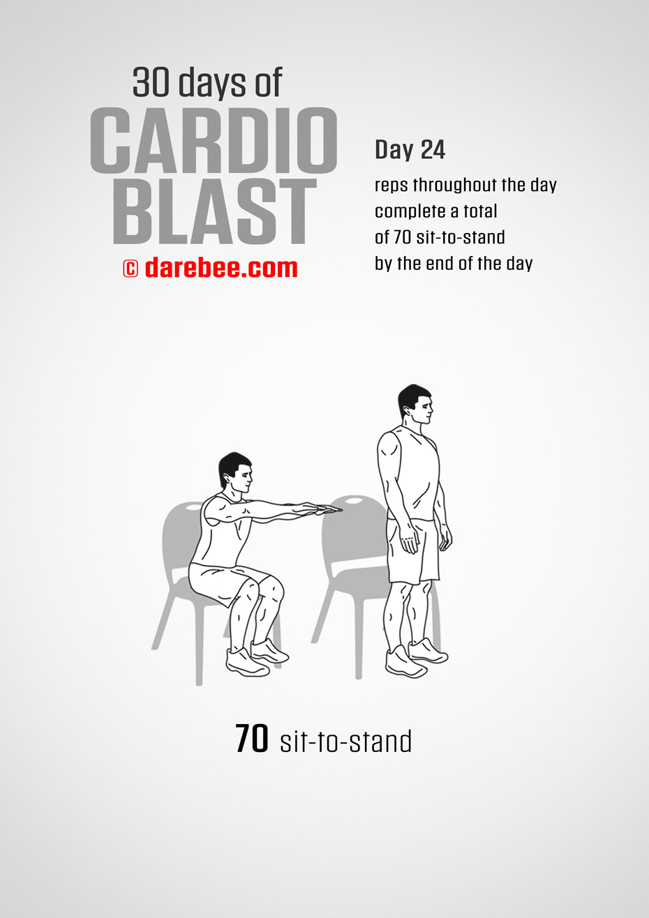 30 Days of Cardio Blast by DAREBEE