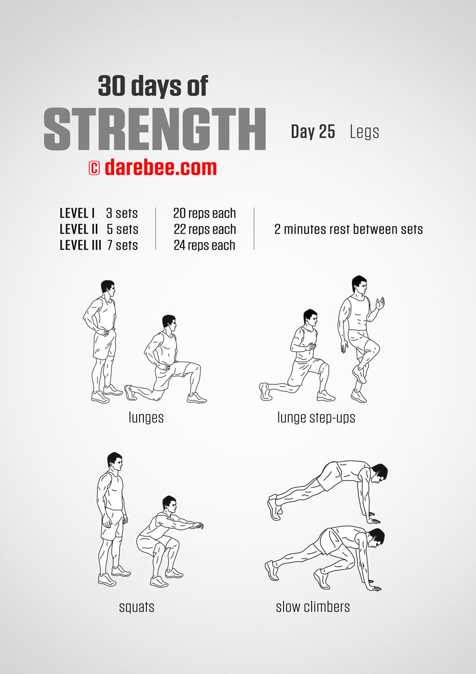 30 Days of Strength by DAREBEE