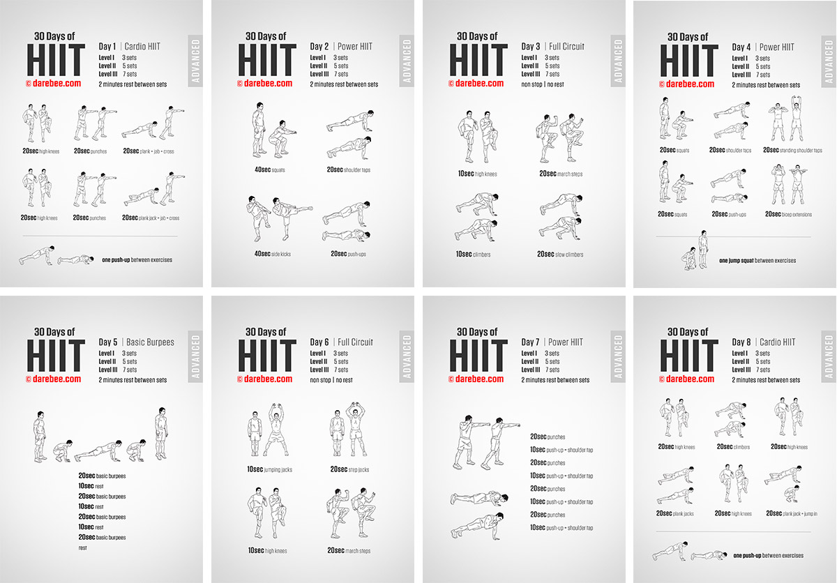 30 Days Of Hiit Advanced