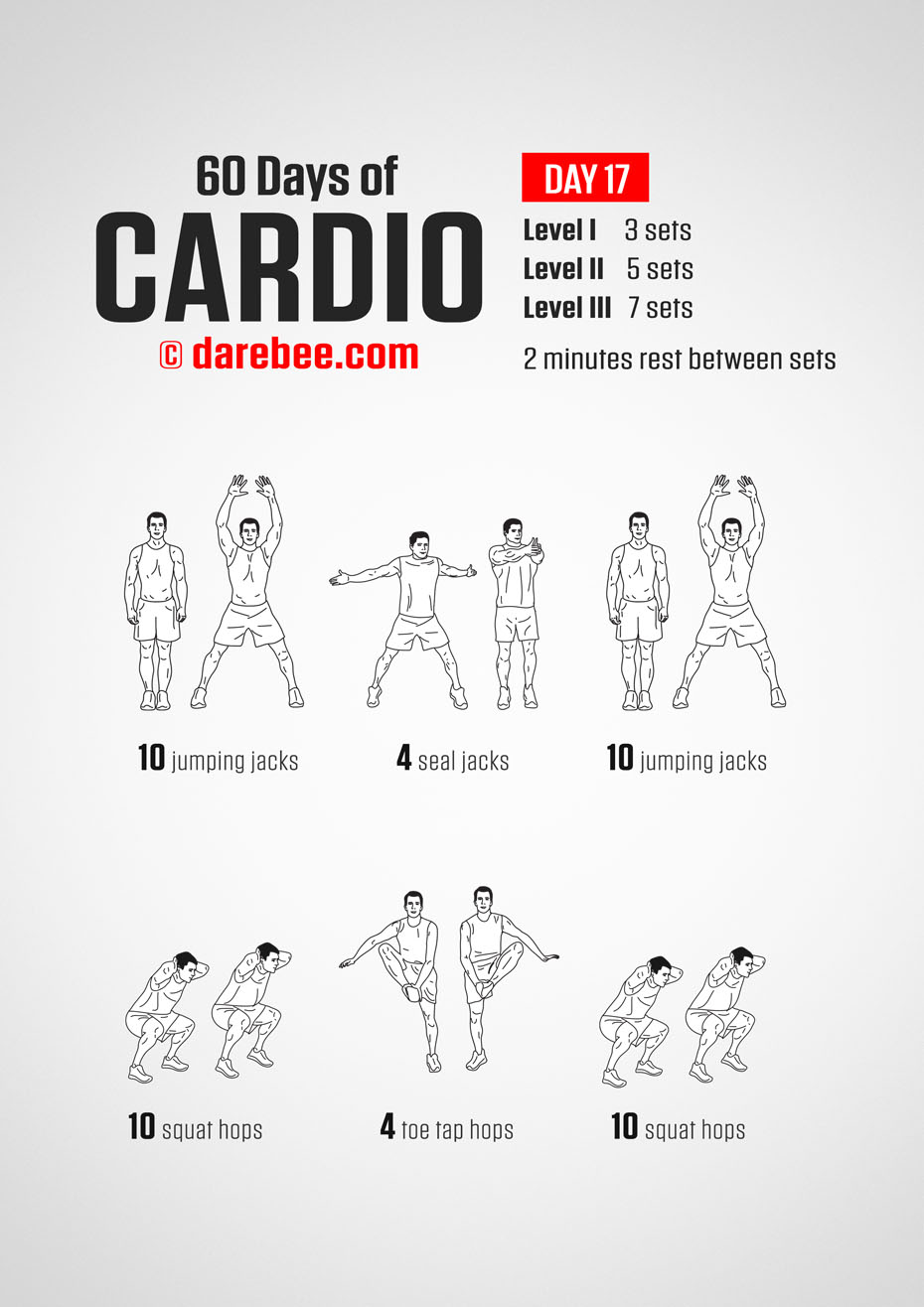 60 Days of Cardio by DAREBEE
