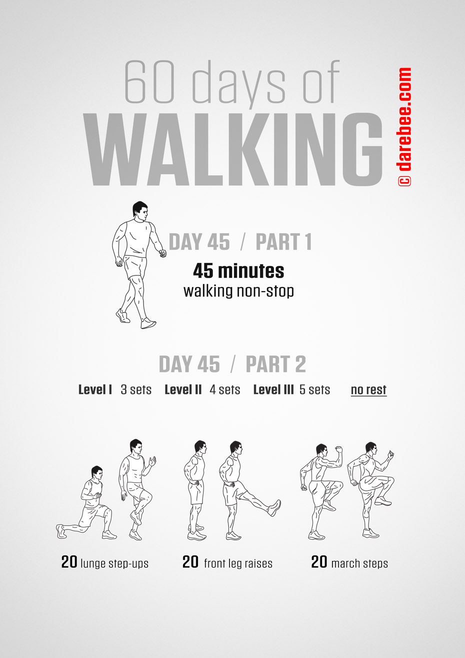 60 Days of Walking by DAREBEE