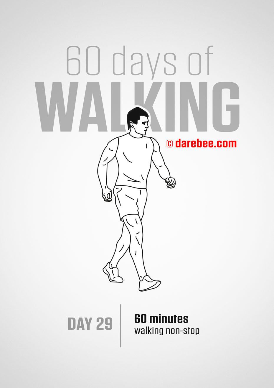 60 Days of Walking by DAREBEE