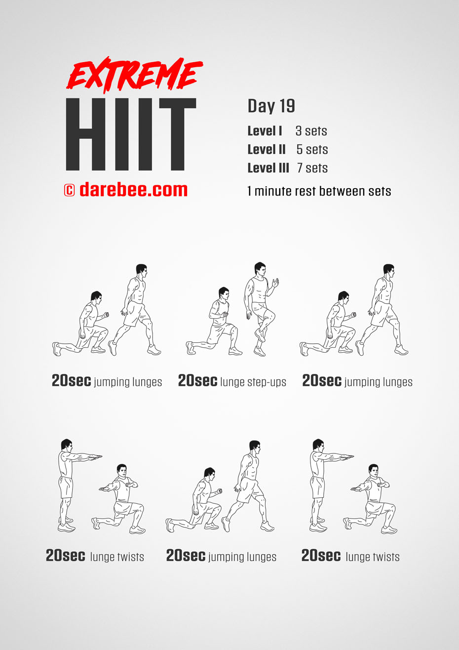 Extreme HIIT by DAREBEE
