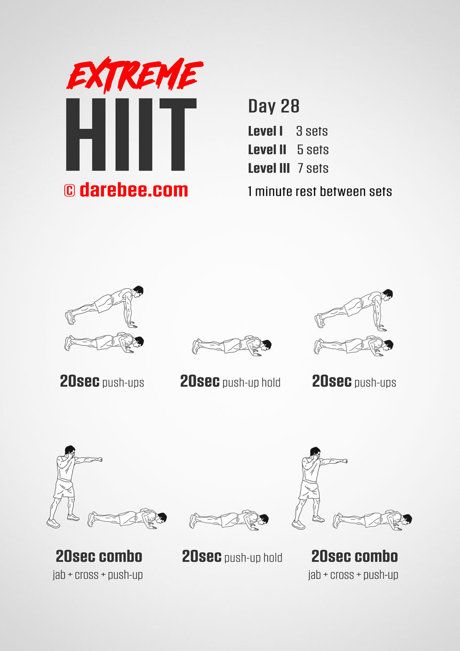 Extreme HIIT by DAREBEE
