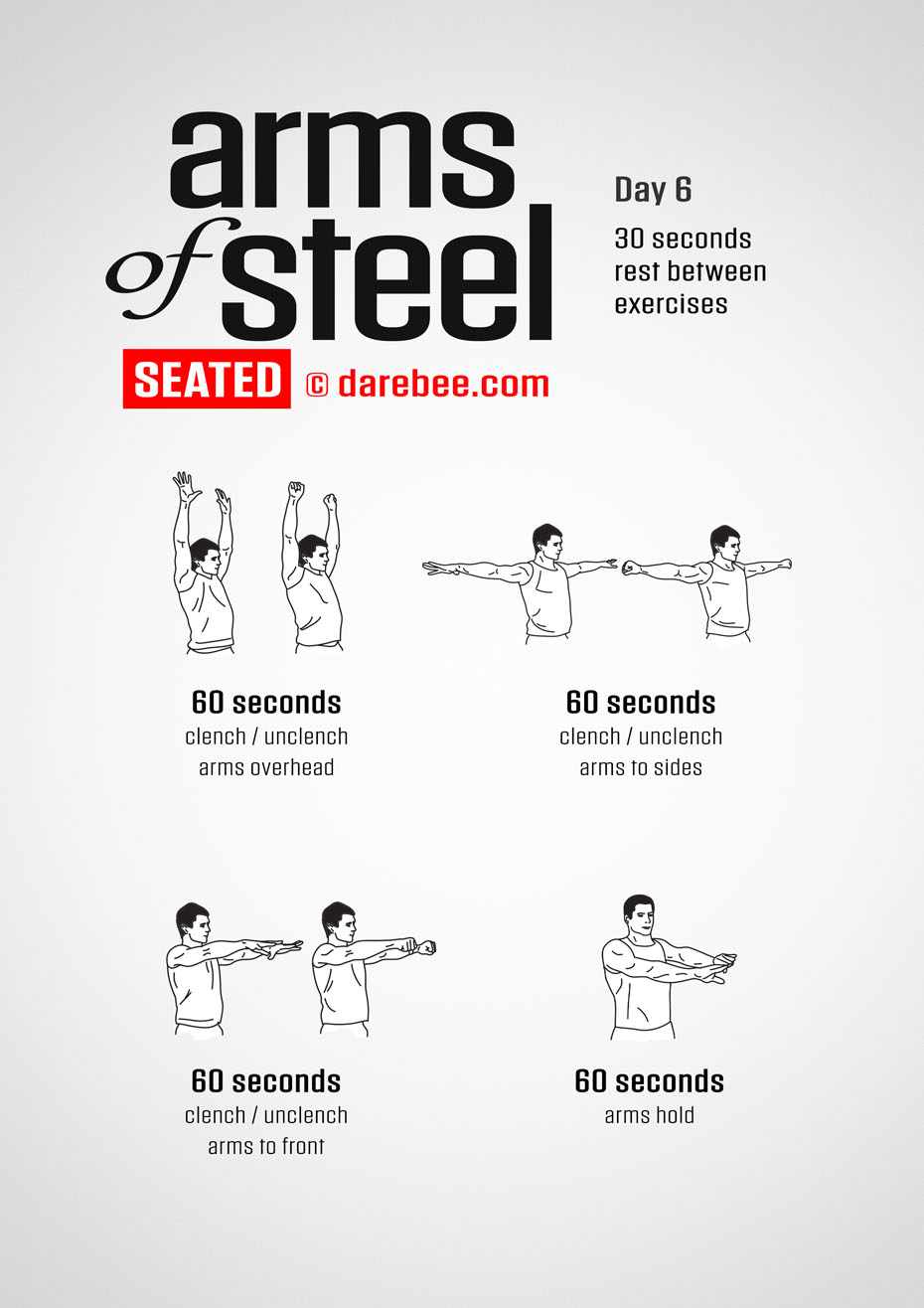 Arms of Steel Seated - Upperbody Program by DAREBEE