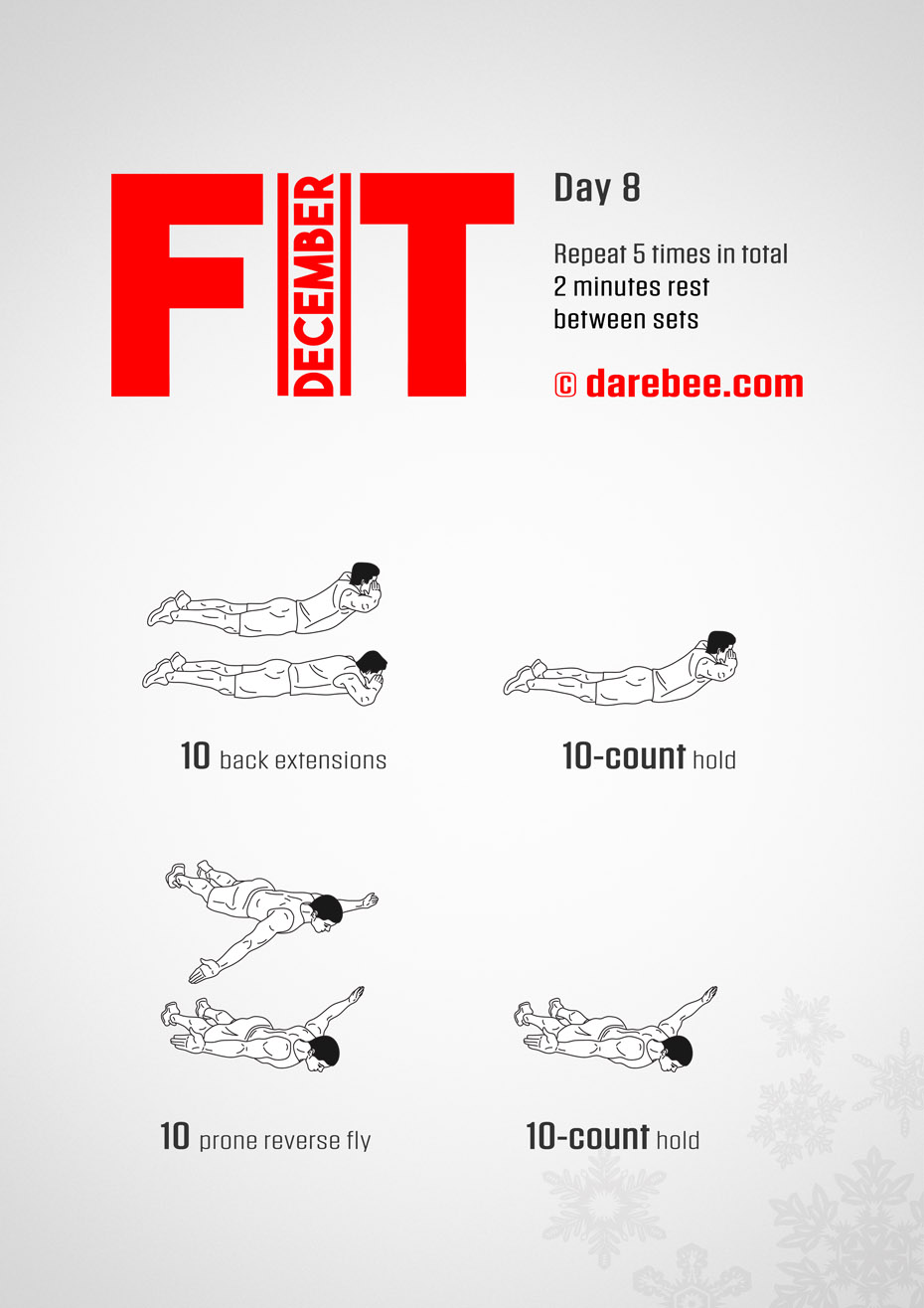 December Fitness Program by DAREBEE