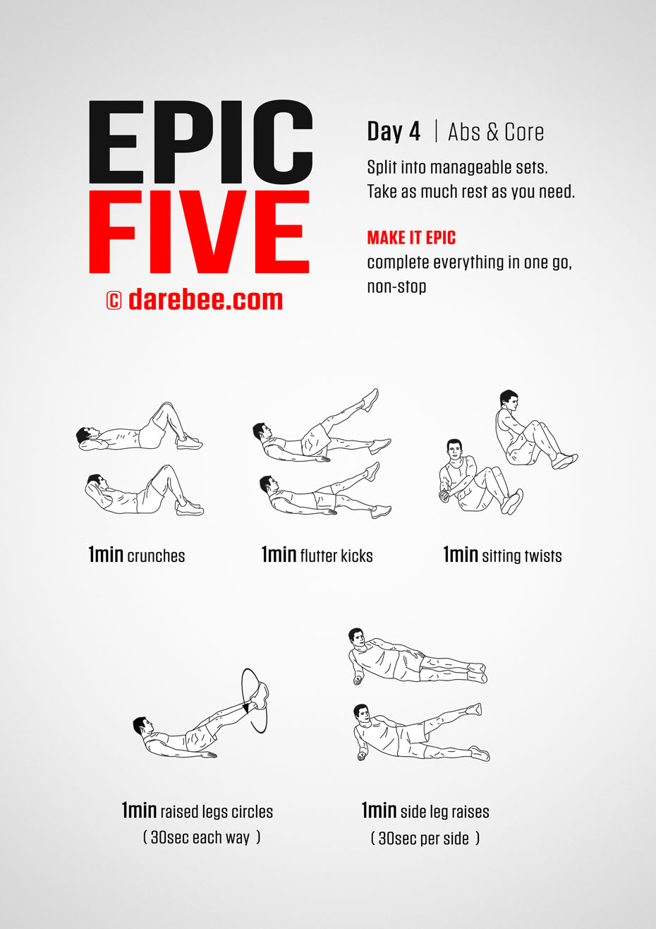 Epic Five: 30-Day Fitness Program