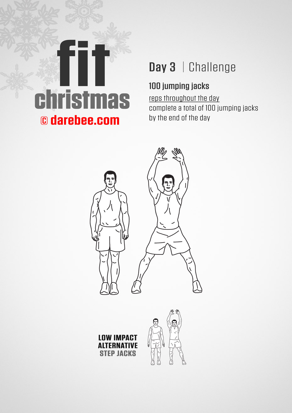 Fit Christmas 12-Day Program by DAREBEE