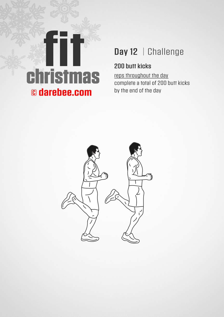 Fit Christmas 12-Day Program by DAREBEE