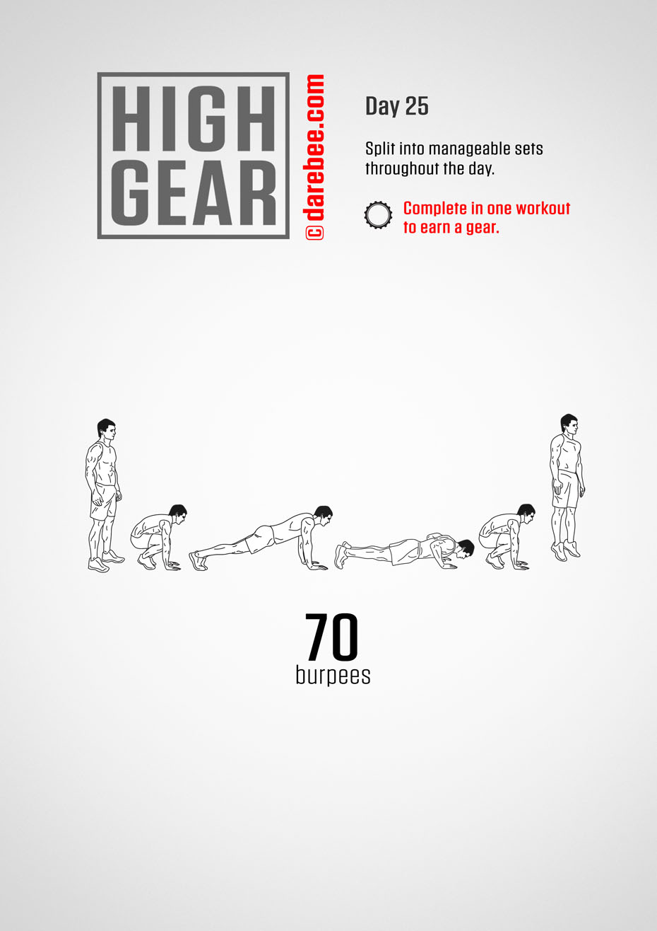 High Gear - 30 Day High Impact Bodyweight Program