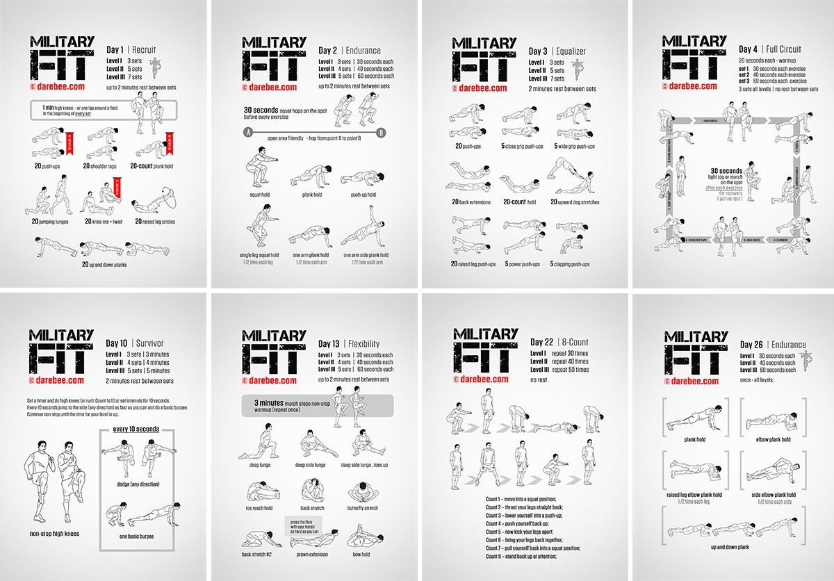 eas daily fitness assessment cardio pdf