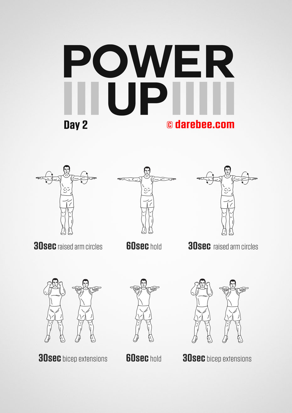 Power-Up - 30 Day Tendon Strength Low Impact Bodyweight Program by DAREBEE