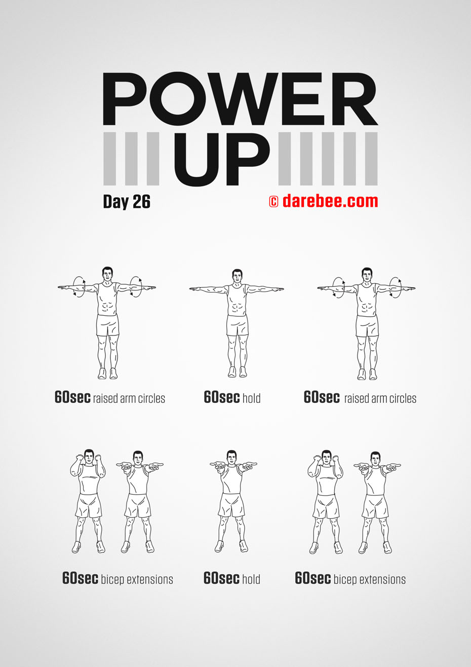 Power-Up - 30 Day Tendon Strength Low Impact Bodyweight Program by DAREBEE