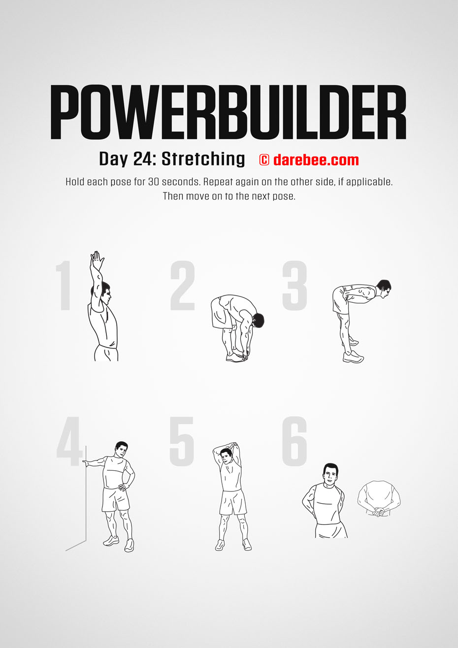 POWERBUILDER - 30 Day Bodybuilding And Strength Program by DAREBEE