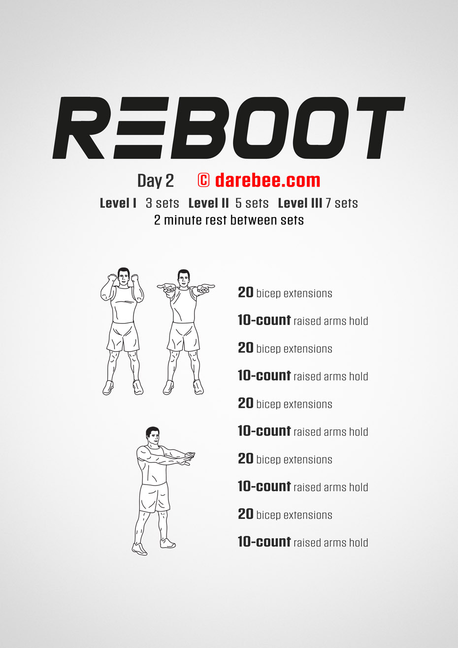 Reboot - No-Equipment Fitness Program by DAREBEE