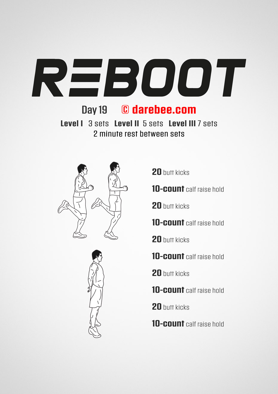 Reboot - No-Equipment Fitness Program by DAREBEE