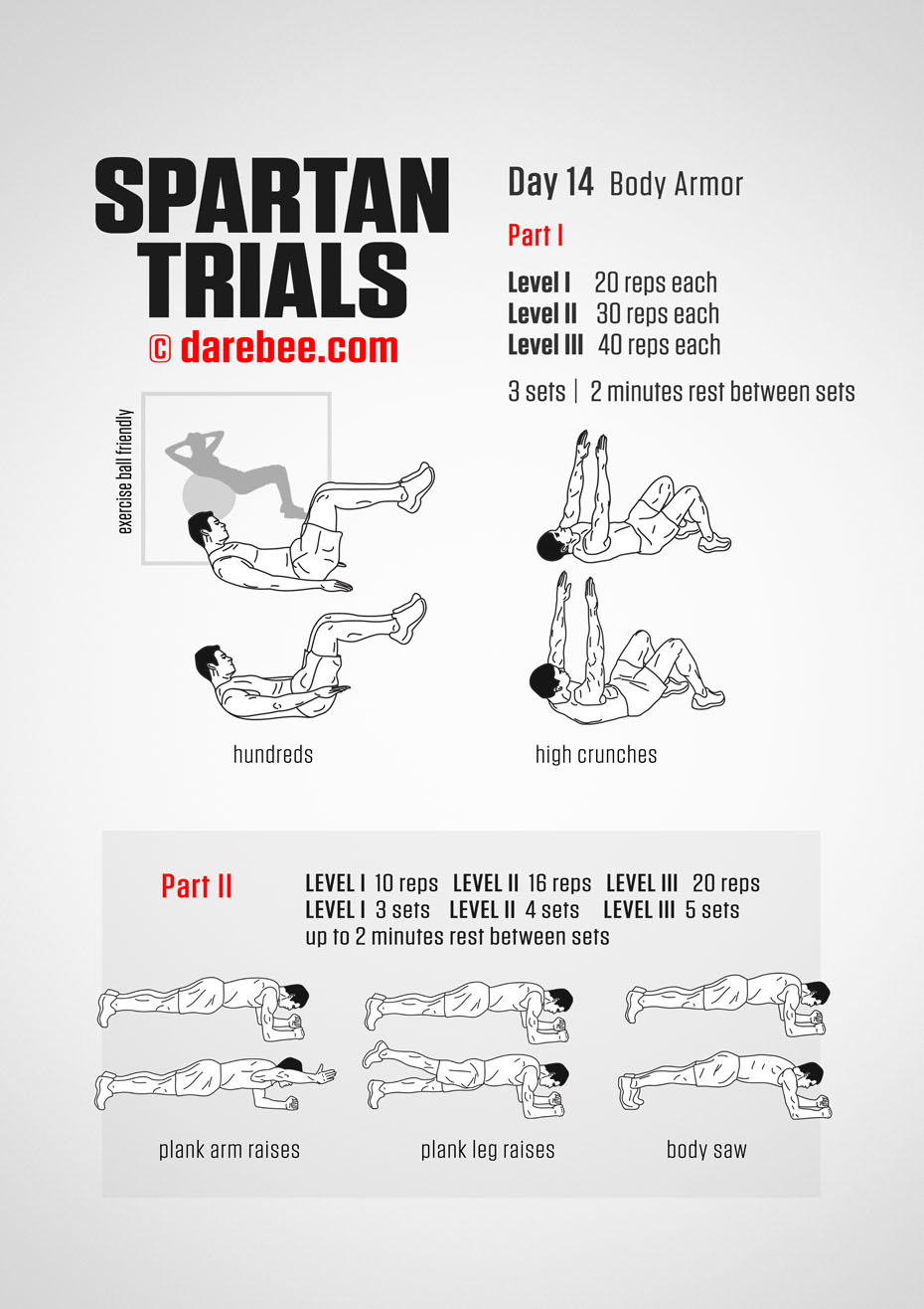 Spartan Trials: 30-Day Fitness Program