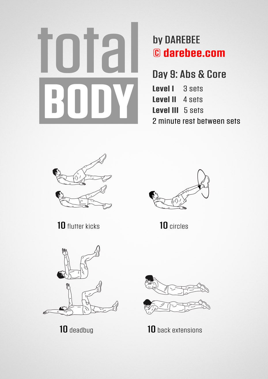 Total Body 30 Day Program by DAREBEE