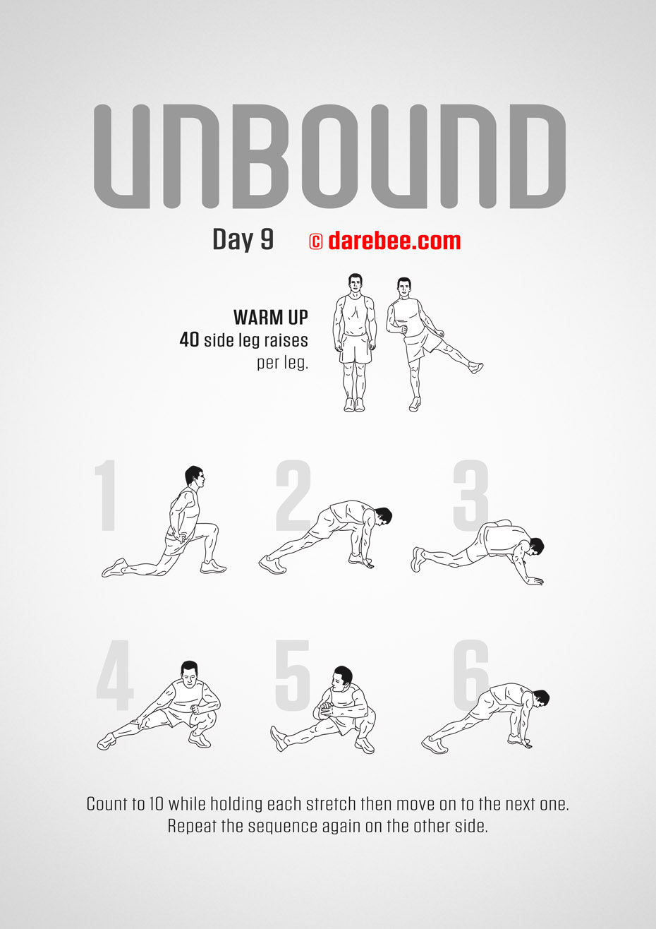 Unbound - 30 Day Stretching Program by DAREBEE