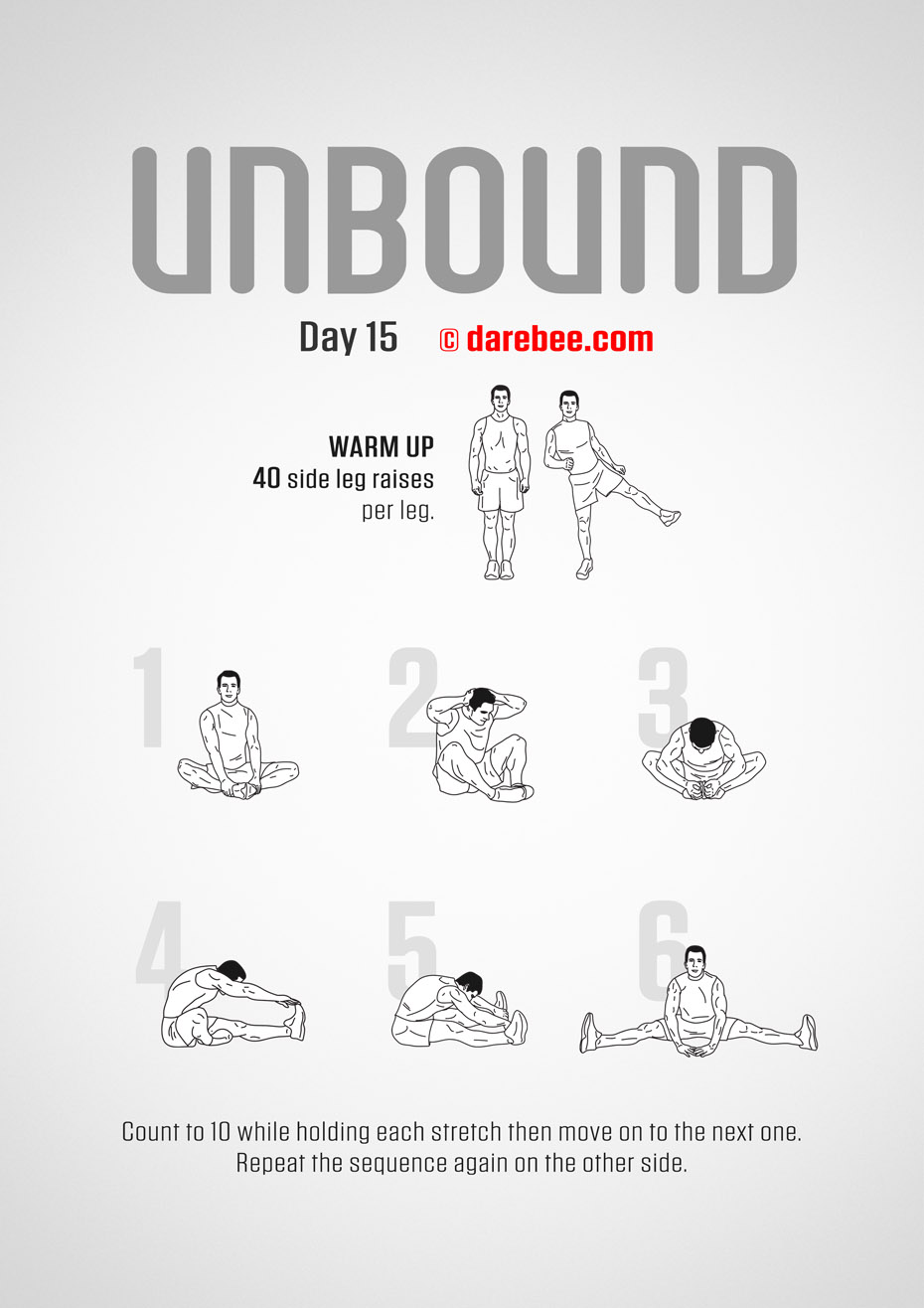 Unbound - 30 Day Stretching Program by DAREBEE