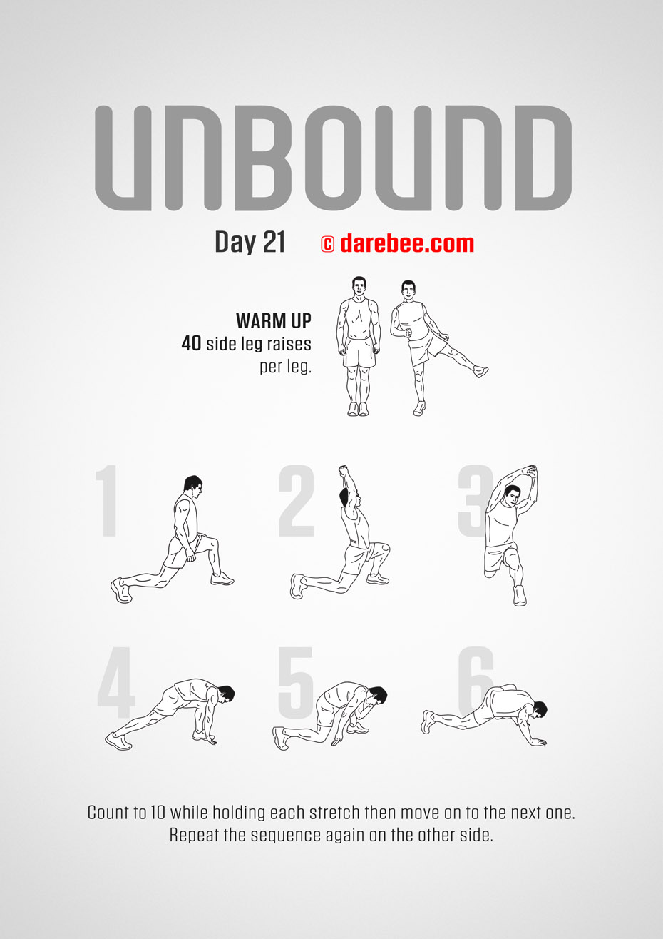 Unbound - 30 Day Stretching Program by DAREBEE