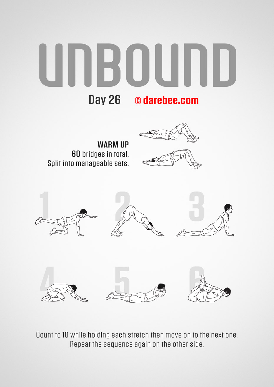 Unbound - 30 Day Stretching Program by DAREBEE