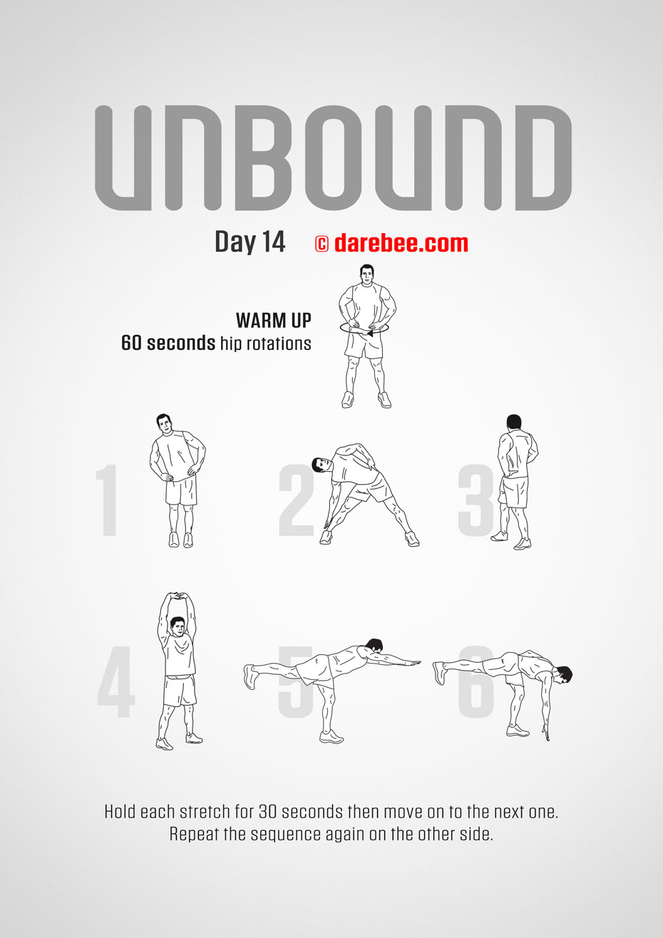Unbound - 30 Day Stretching Program by DAREBEE
