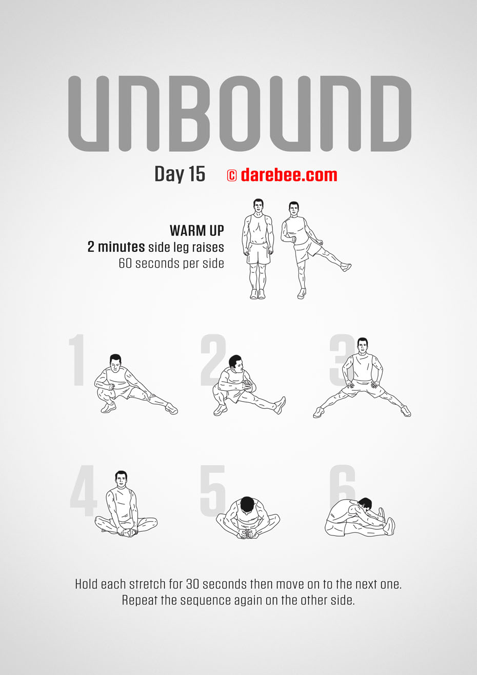 Unbound - 30 Day Stretching Program by DAREBEE