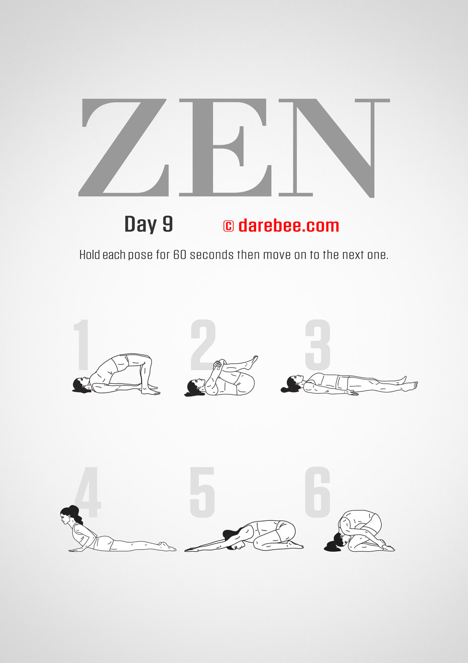 ZEN - 30 Day Yoga And Meditation Program by DAREBEE