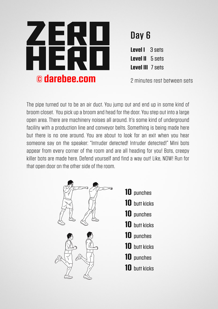 Zero Hero - 30 Day Low Impact Bodyweight Program