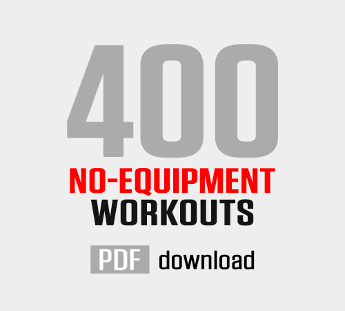 400 no-equipment workouts