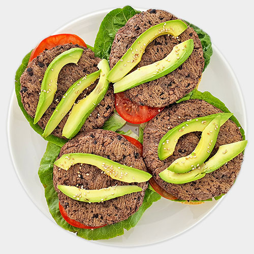 Darebee plant-based Protein Black Bean Burgers budget recipe