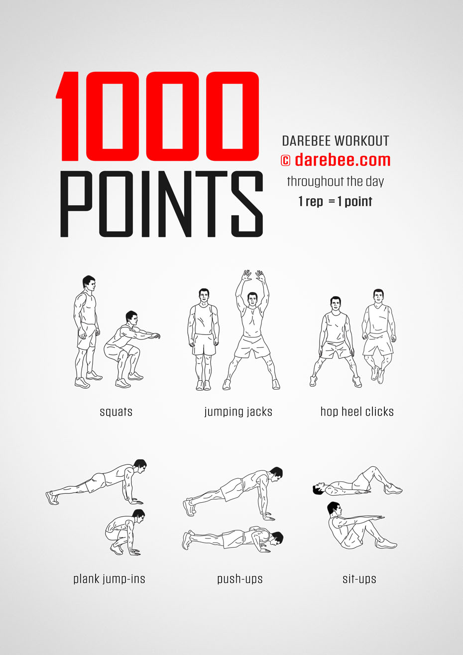 1000 Points Workout