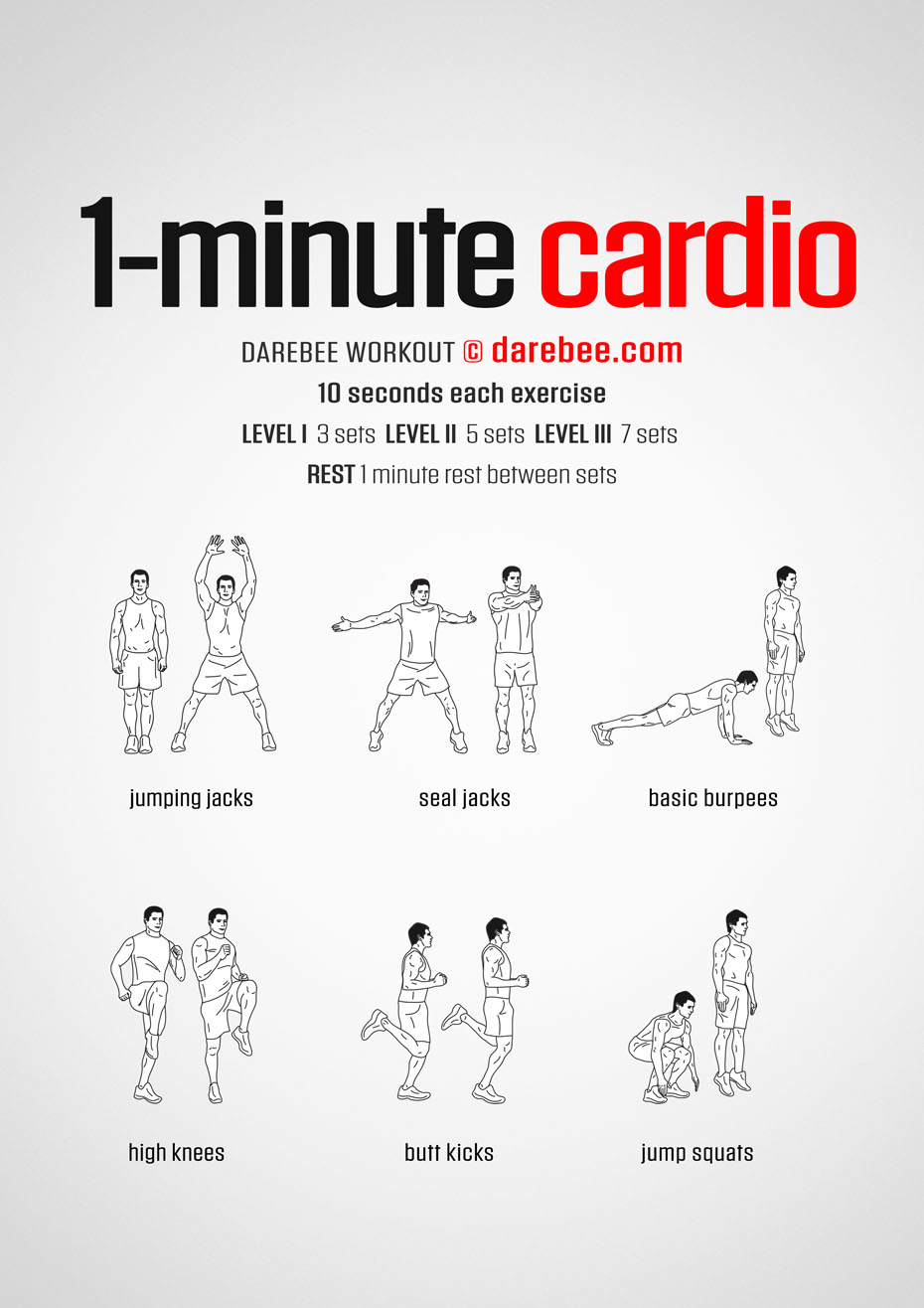 Simple 10 Minute Trainer Cardio Workout for Beginner