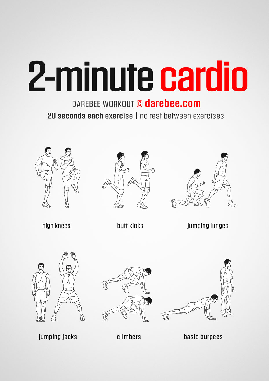 daily cardio workout for men