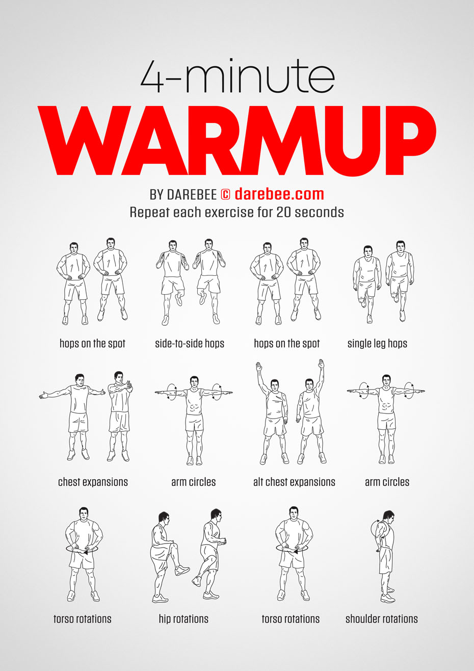 Warm Up Exercises Before Workout At Home Online Degrees