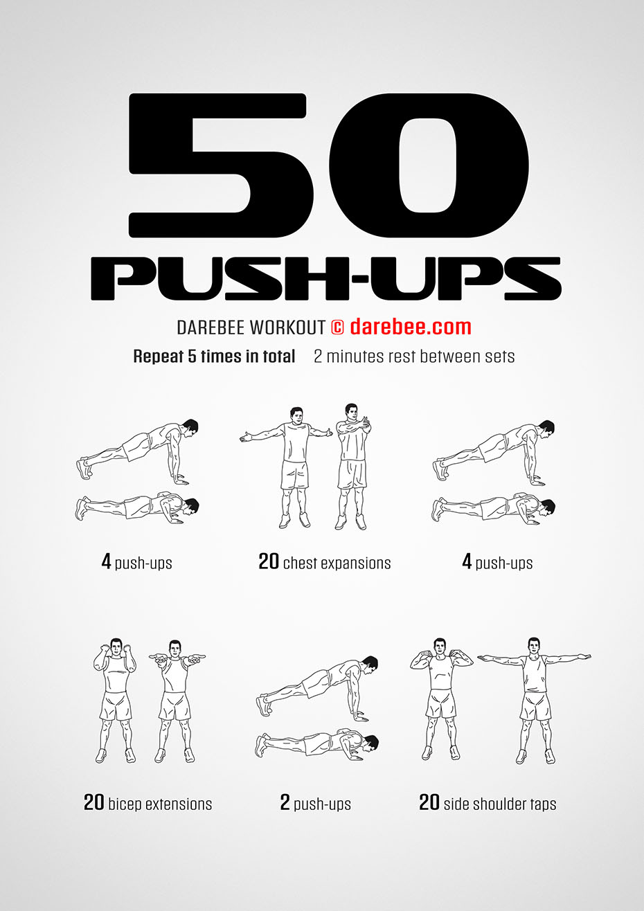 50 Push-Ups Workout