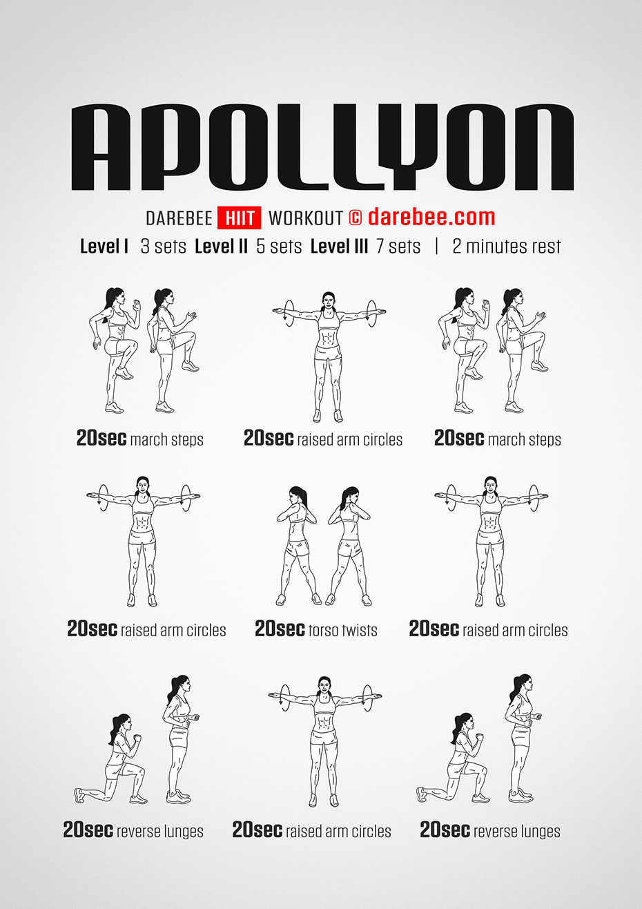 Apollyon is a free HIIT workout by Darebee