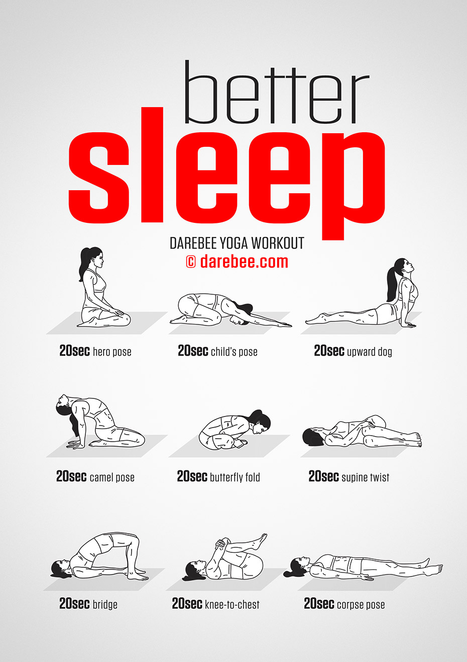 Routine yoga pour mieux dormir