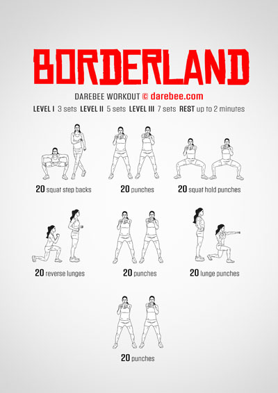 Borderland is a Darebee home-fitness workout that helps you become more confident in the way you move your body.